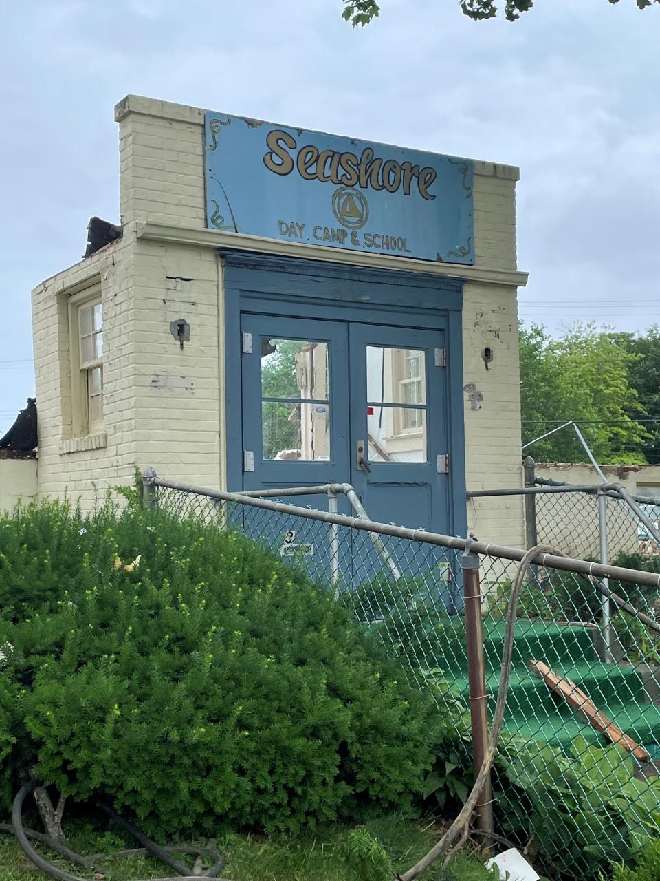 Seashore Day Camp in Long Branch, seen here on June 22, 2022, as demolition of the site is in progress.