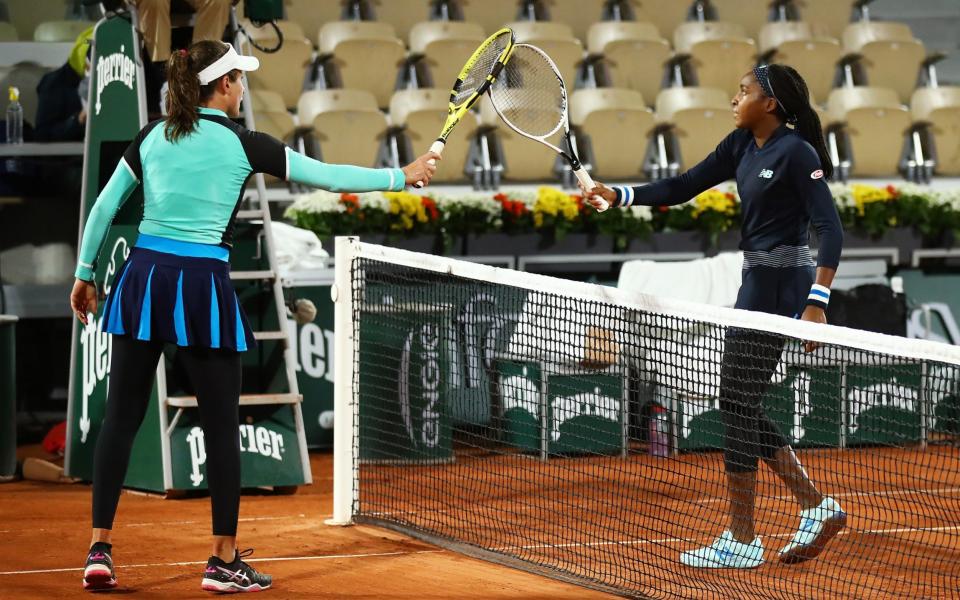 Konta wasn't impressed with her own performance against Coco Gauff - Getty Images