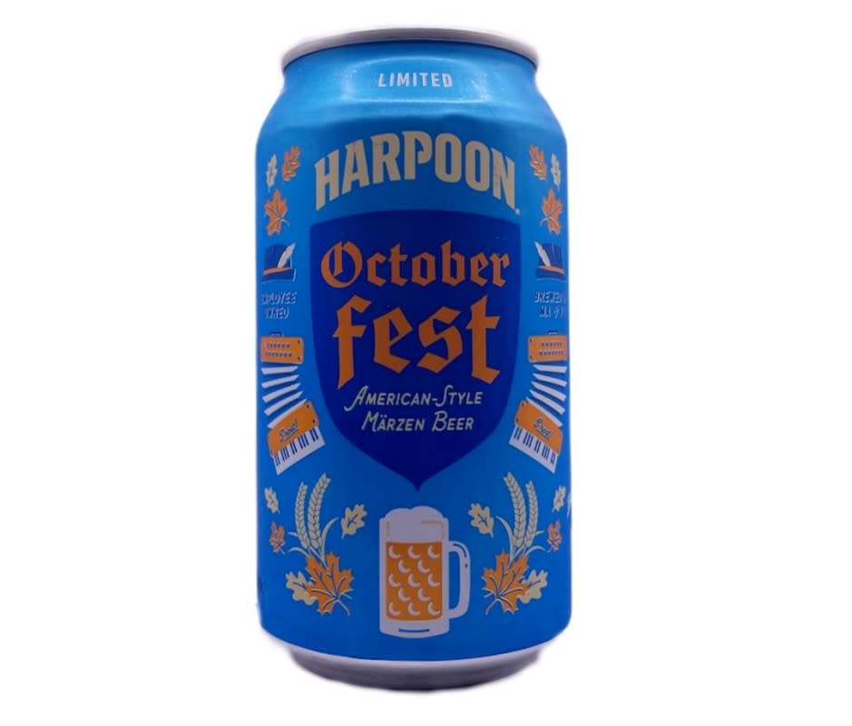 <p><strong>Boston, Massachusetts</strong></p><p><strong>Style:</strong> American-style Märzen</p><p><a href="https://www.harpoonbrewery.com/beer/octoberfest/" rel="nofollow noopener" target="_blank" data-ylk="slk:Harpoon;elm:context_link;itc:0;sec:content-canvas" class="link ">Harpoon</a> has been brewing this seasonally since 1989. It’s deep red-amber in color with aromas of sweet baked apples and grain. Flavors of malted grains and mild cherry tanginess end with a bitter note. </p><p><strong>ABV:</strong> 5.3%</p>