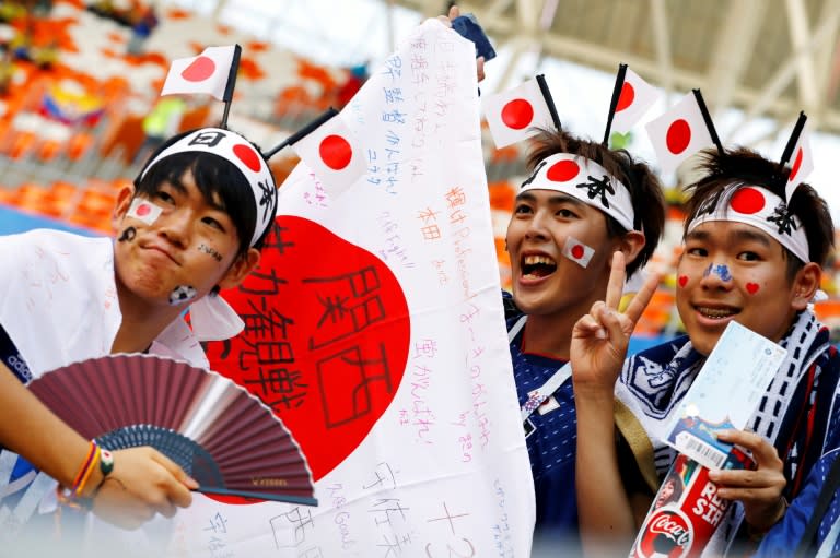 Japan fans' conduct in Russia worthy of world champions