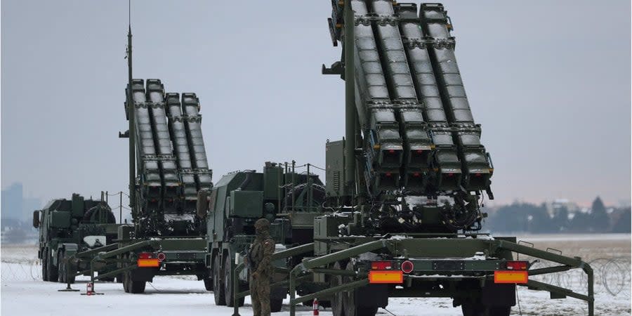 Patriot systems during exercises in Poland, February 7, 2023