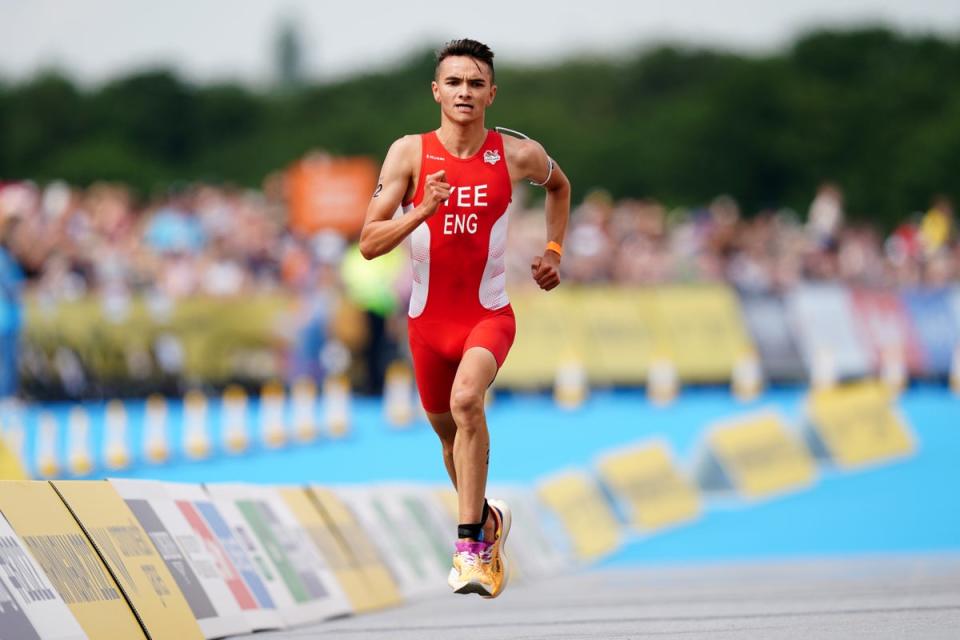 Alex Yee won the first Gold Medal of the 2022 Commonwealth Games (David Davies/PA) (PA Wire)