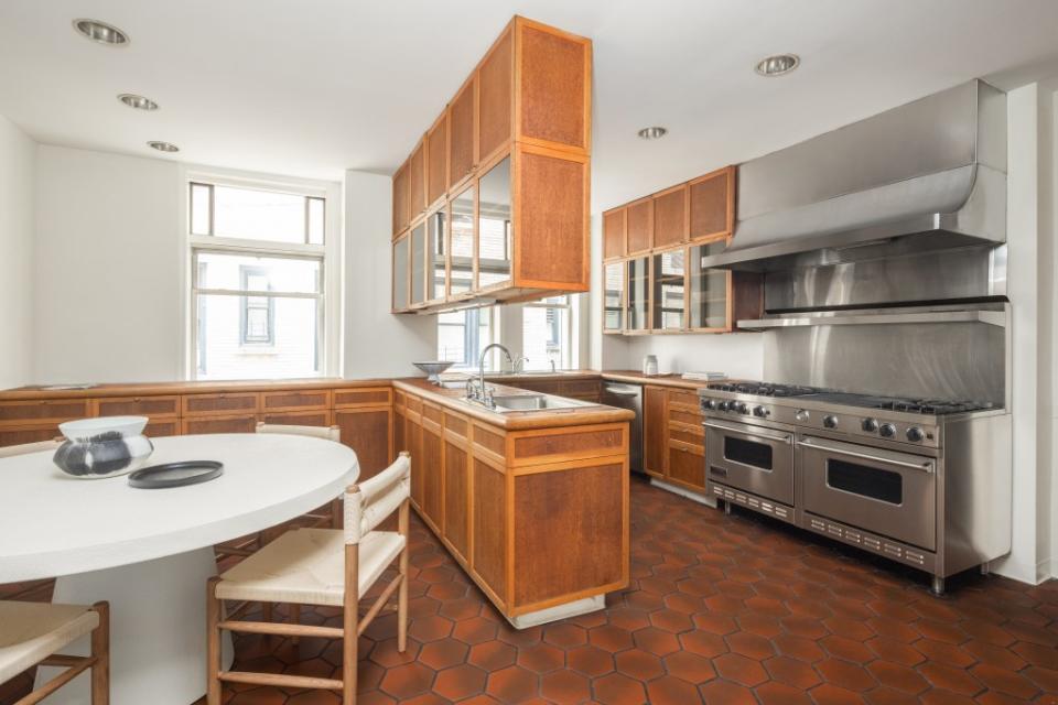 The kitchen and adjacent dining area. Evan Joseph