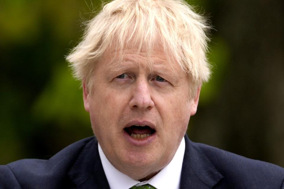 Prime Minister Boris Johnson was asked about energy costs while visiting Sweden (Frank Augstein/PA) (PA Wire)