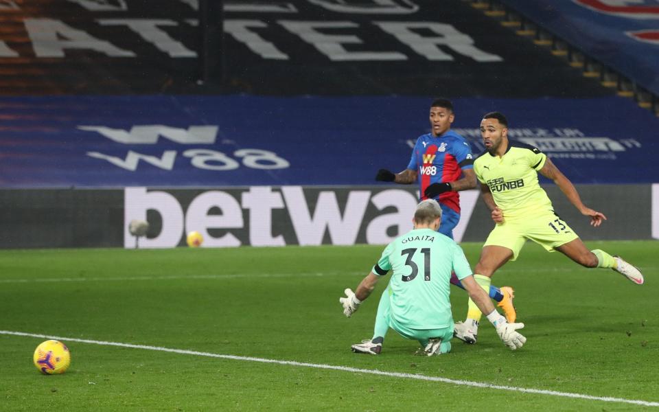 Callum Wilson of Newcastle United scores 0-1 - Richard Pelham /NMC Pool