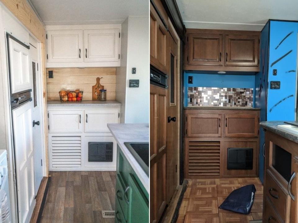 Tilbys RV Reno before and after - Copyright: The Flippin Tilbys