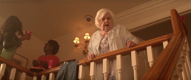 <p>Iconic Events Releasing</p> June Squibb plays Mrs. Sturak in the new version of <em>Don't Tell Mom the Babysitter's Dead</em>