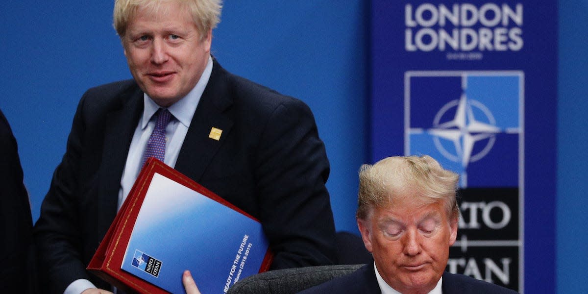 Boris Johnson Donald Trump