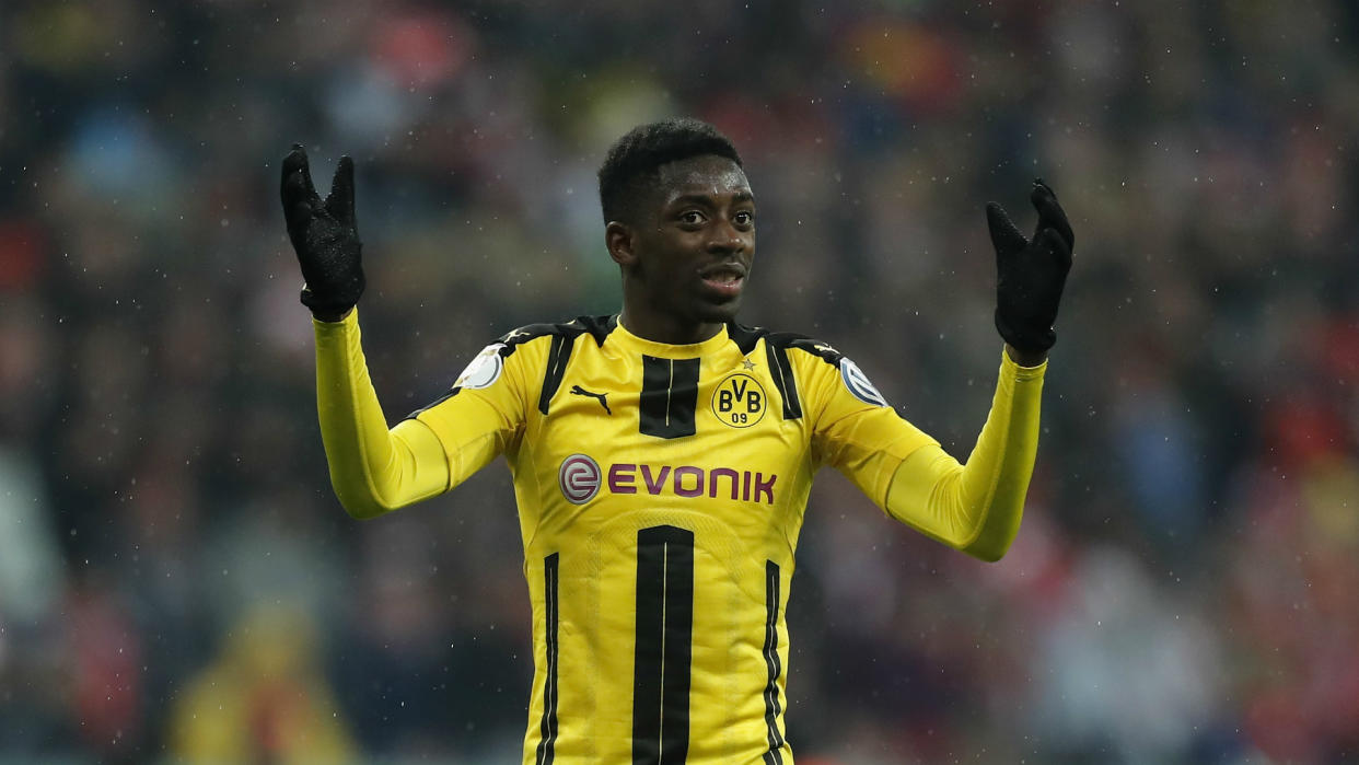 Barcelona has made 20-year-old Ousmane Dembele the second-most expensive player ever.