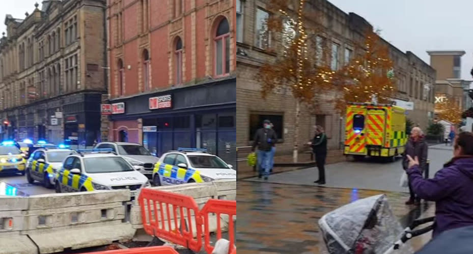 Officers and medics were sent to the scene in Burnley. (Reach) 