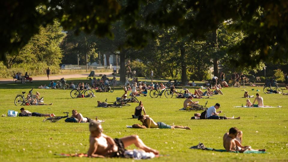 Ein Sonnenbad ist im Sommer eine feine Sache. (Bild: dpa)