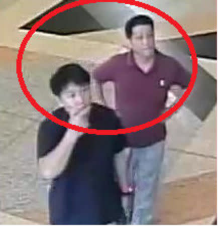 Unidentified suspects are seen in this undated handout released by the Royal Malaysia Police to Reuters on February 19, 2017. Royal Malaysia Police/Handout via Reuters