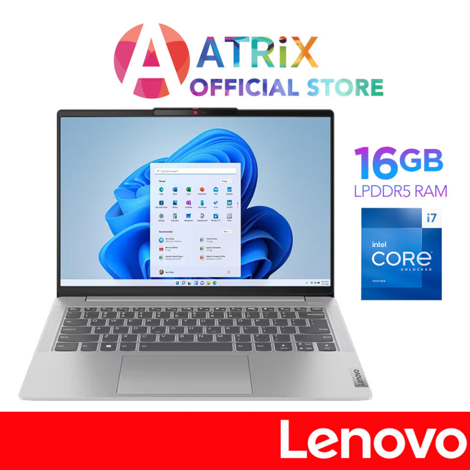 [Express Delivery] Lenovo Ideapad Slim 5 82XD004ESB | 14 FHD+ | i7-13620H | 16GB RAM | 1TB SSD | Win11 Home | 2Y PC. (Photo: Shopee SG)