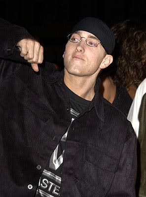 Eminem at the LA premiere of Universal's 8 Mile