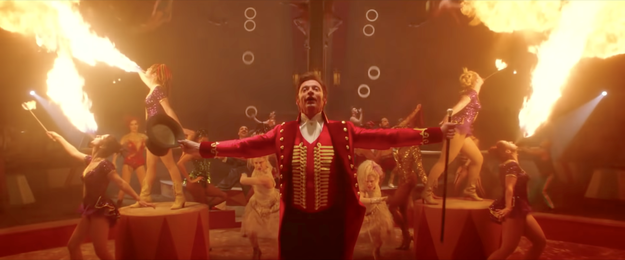 A circus show in "The Greatest Showman"