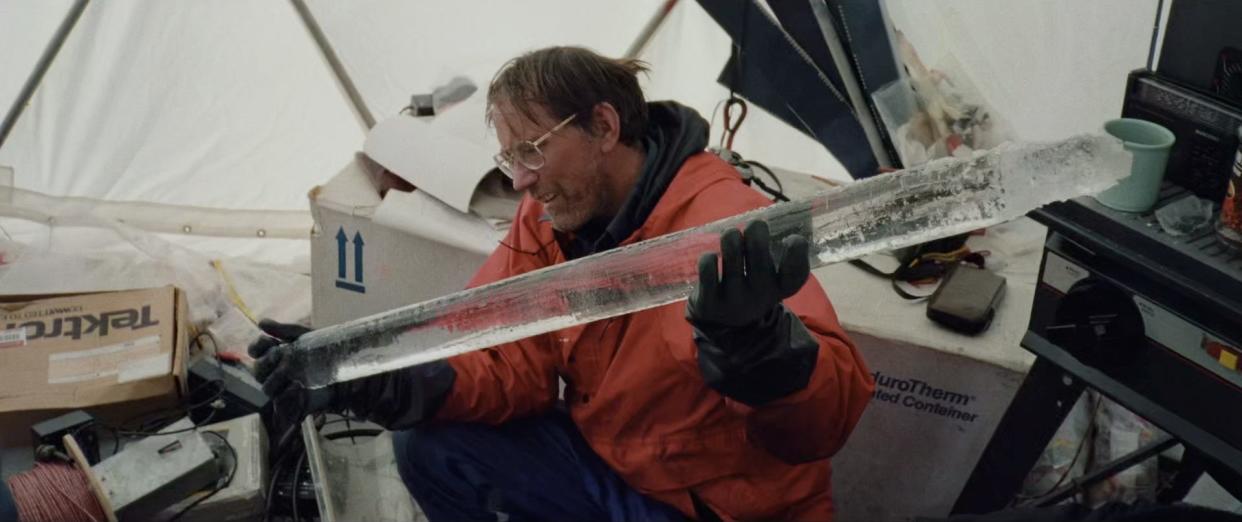 In "Canary," OSU climatologist and professor Lonnie Thompson goes on a death-defying quest to salvage historical records from a mountaintop glacier. The documentary will premiere Friday at Gateway Film Center.