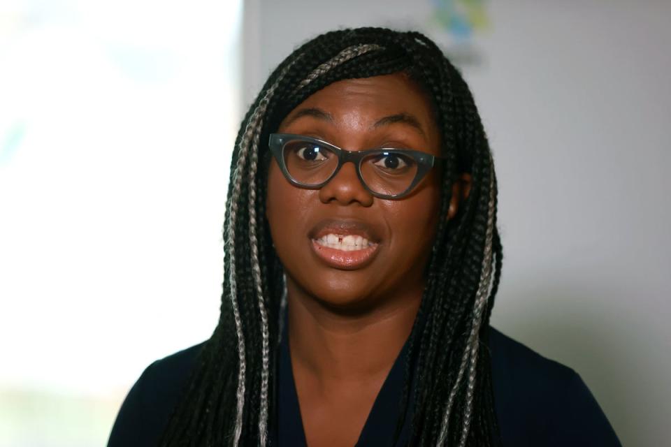 Business secretary Kemi Badenoch spoke to Henry Staunton before his departure was announced (PA Wire)