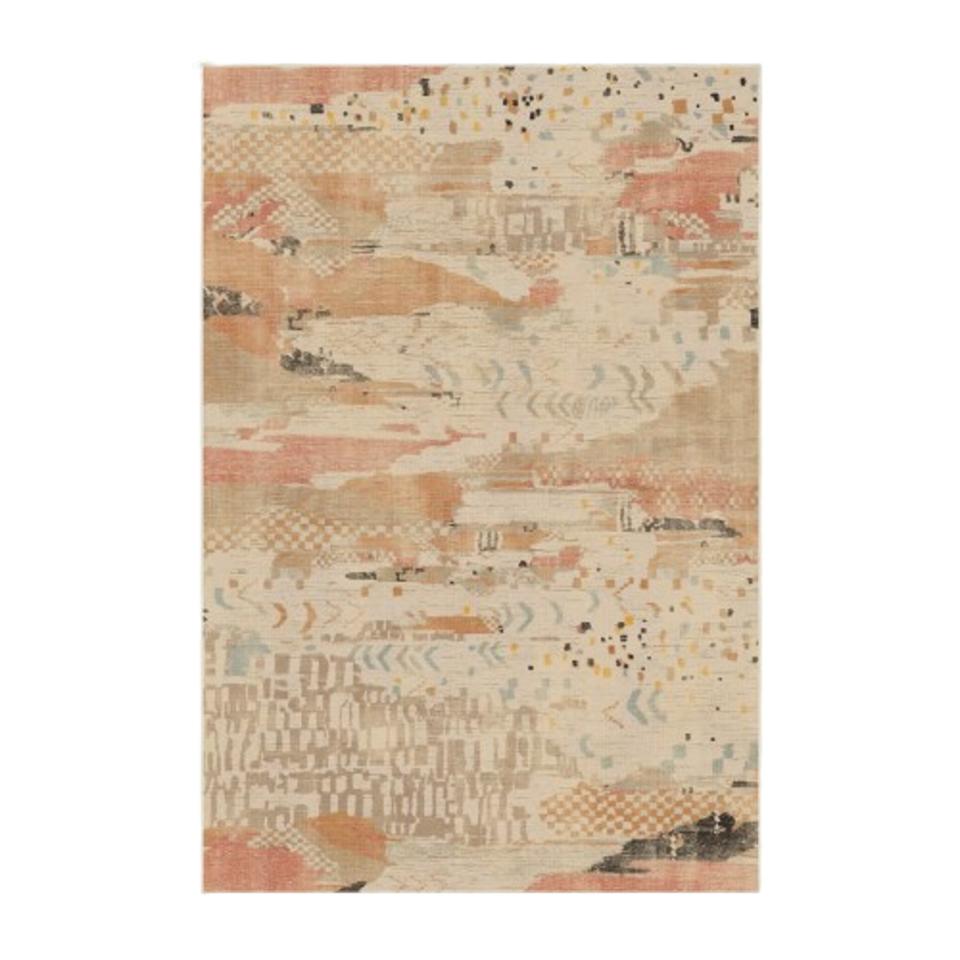 Ruggable Gaia Ivory Multicolour Rug on a white background
