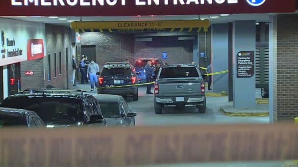 PHOTO: Three police officers were shot while serving a search warrant in Kansas City, Mo., Feb. 28, 2023. (KMBC)