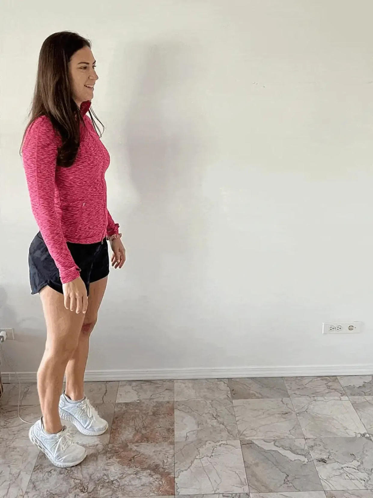 calf exercises Tiptoe walk