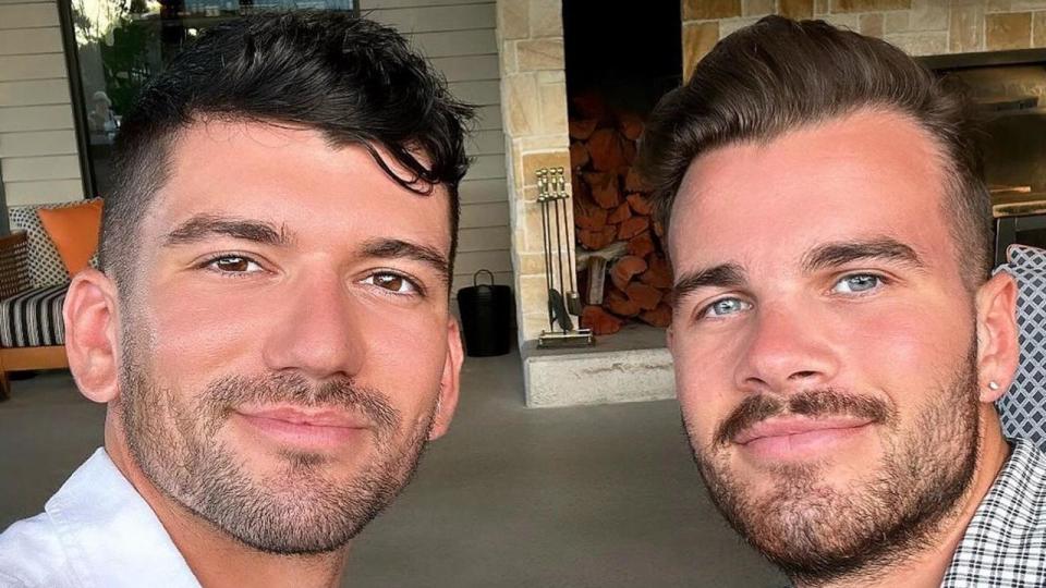 Luke Davies (left) and Jesse Baird (right) were allegedly murdered by NSW police officer Beau Lamarre-Condon. Picture: Instagram