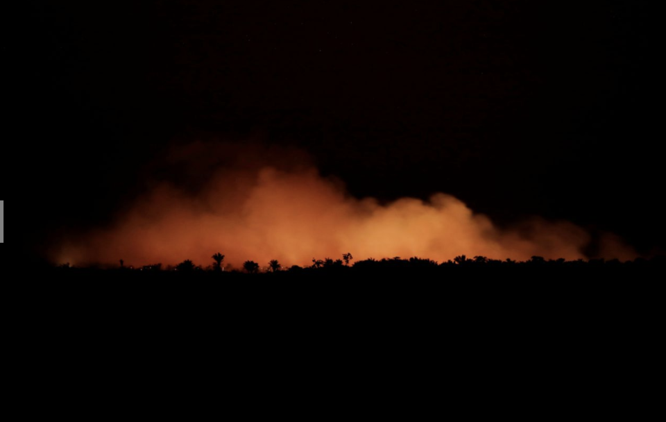 Thousands of blazes have seen the rainforest burning for three weeks straight. Photo: Reuters