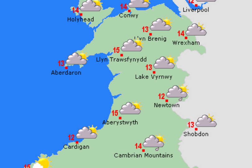 Sunday, April 21 weather map