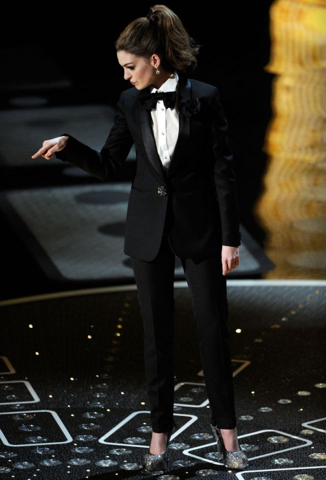 Anne Hathaway aux Oscars en février 2011. 