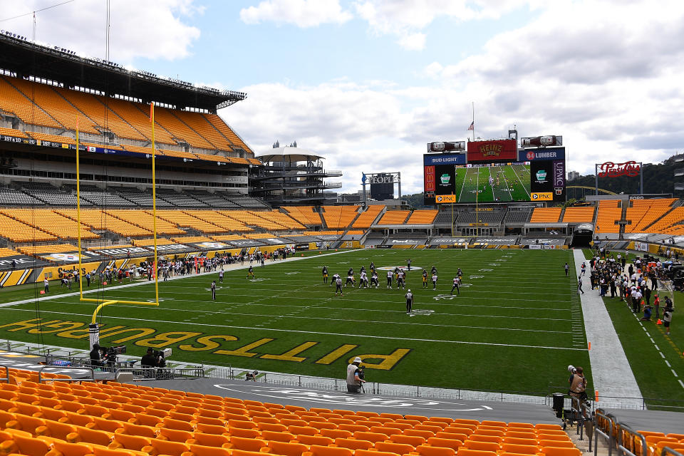 PITTSBURGH, PA - SEPTEMBER 27:  A general view of Heinz Field during the game between the Houston Texans and the Pittsburgh Steelers at Heinz Field on September 27, 2020 in Pittsburgh, Pennsylvania. (Photo by Joe Sargent/Getty Images)