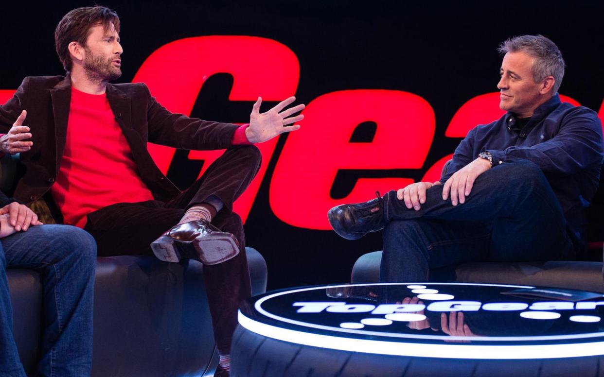 David Tennant and Matt LeBlanc in this week's 'Top Gear'