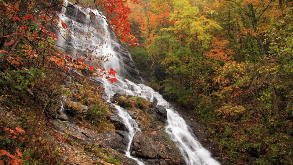 Amicalola Falls State Park, Georgia, in Fall