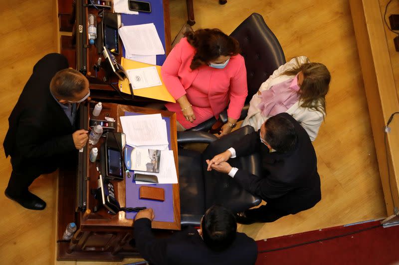 Salvadorean congress voted for the removal of Supreme Court judges at the salvadoran congress, in San Salvador