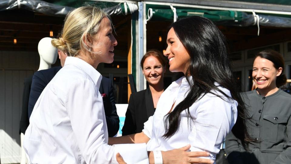 The American designer collaborated with the Duchess of Sussex on her recent Smart Works capsule collection.