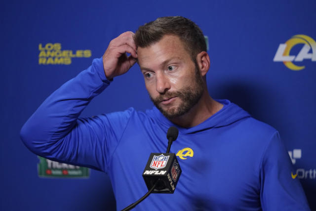 Los Angeles Rams coach Sean McVay quick to put the blame on