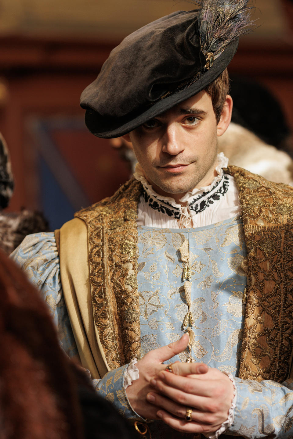 Charlie Rowe replaces Tom Holland as Gregory Cromwell in the Wolf Hall sequel. (Nick Briggs/BBC/PBS)