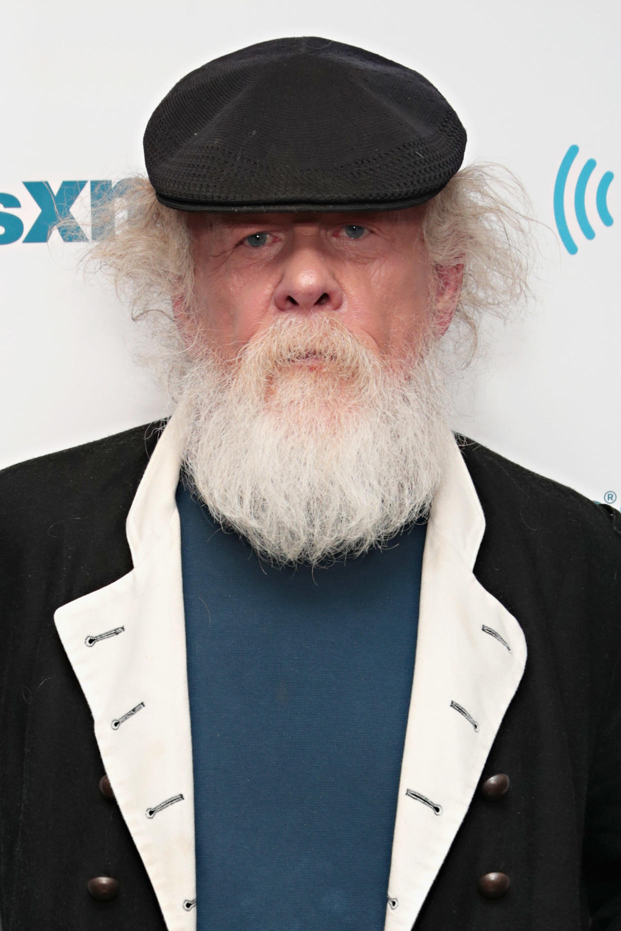 Former “Sexiest Man Alive” Nick Nolte, seen here at the SiriusXM Studios on March 12, 2018, is looking like Santa Claus these days. (Photo: Cindy Ord/Getty Images)