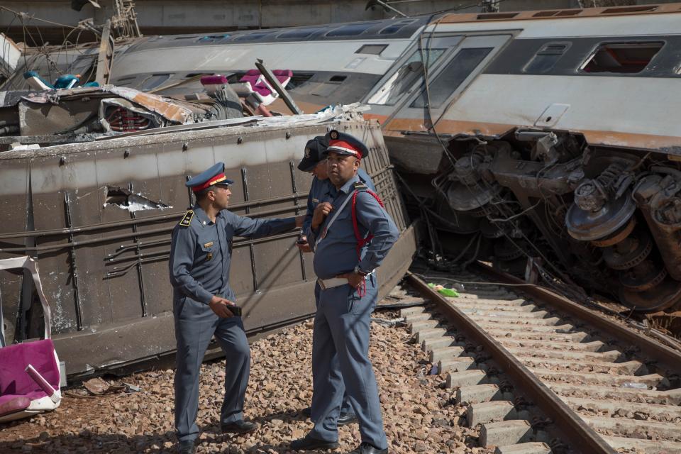 Deadly train derailment in Morocco