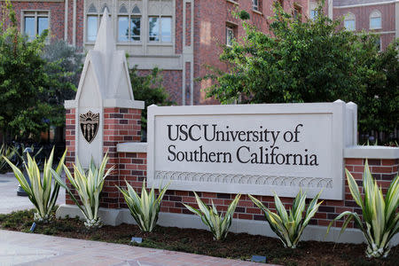 The University of Southern California is pictured in Los Angeles, California, U.S., May 22, 2018. REUTERS/Mike Blake