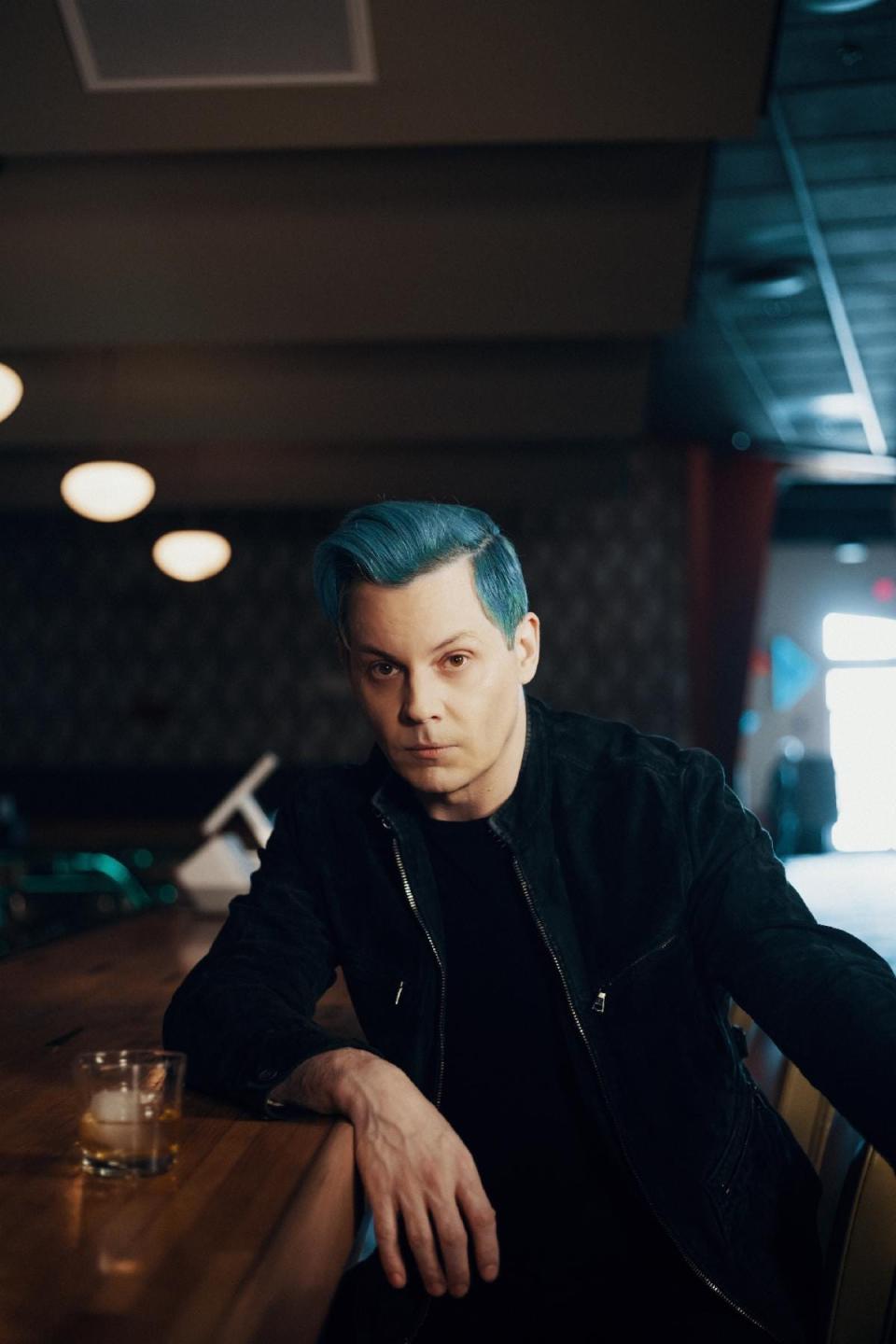 Jack White says his blue hair phase is just another way of letting people remember the time period from a certain album project.