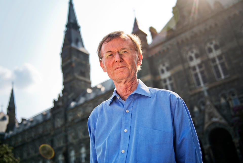 Stuart Butler is photographed on the campus of Georgetown University, July 30, 2014.