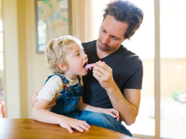 It's OK to ask your pediatrician if antibiotics are necessary. (Photo: Jessica Peterson via Getty Images)