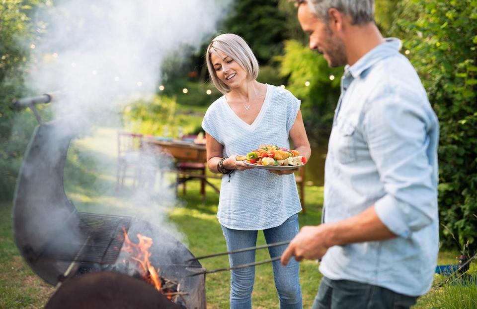 Grilling too close to flammable items