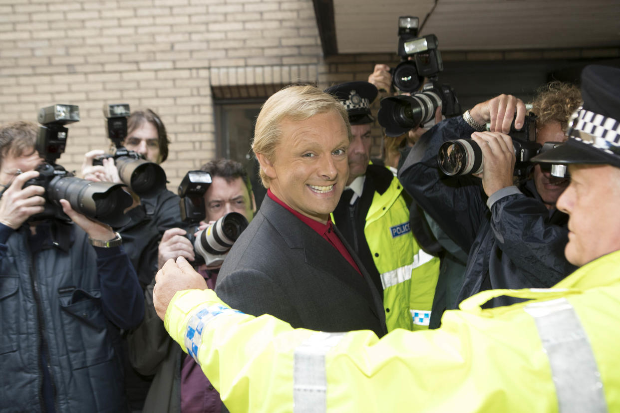 Michael Sheen as Chris Tarrant in Quiz (Credit: Matt Frost/ITV)