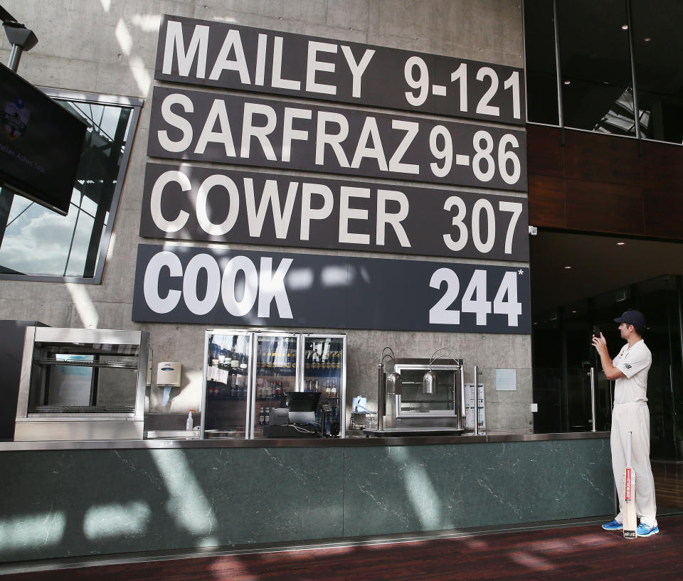 <p>England struggled again in Australia, yet Cook still found time to break another record. His 244*was the highest score by a foreign batsman at the MCG. A timely reminder to the Aussies just how good he was. (Getty Images) </p>