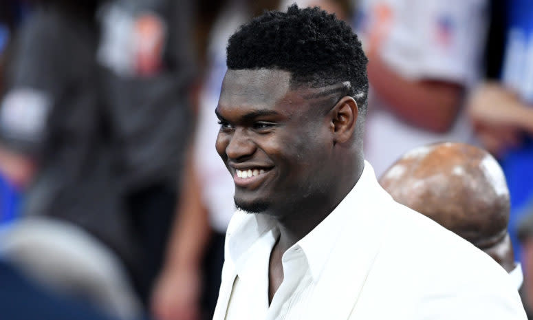 zion williamson at the nba draft