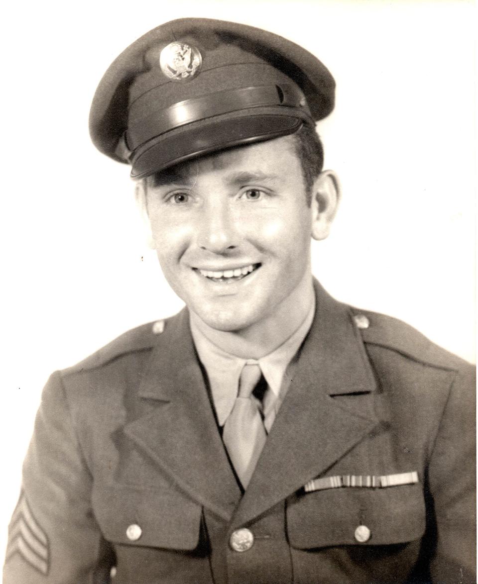 Sergeant Miner after his return from the British West Indies in 1943.