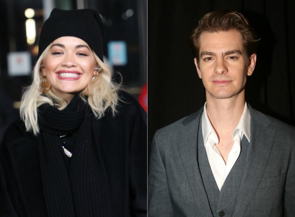 Rita Ora and Andrew Garfield