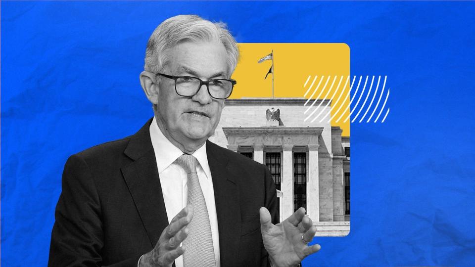 Jerome Powell in mid speech