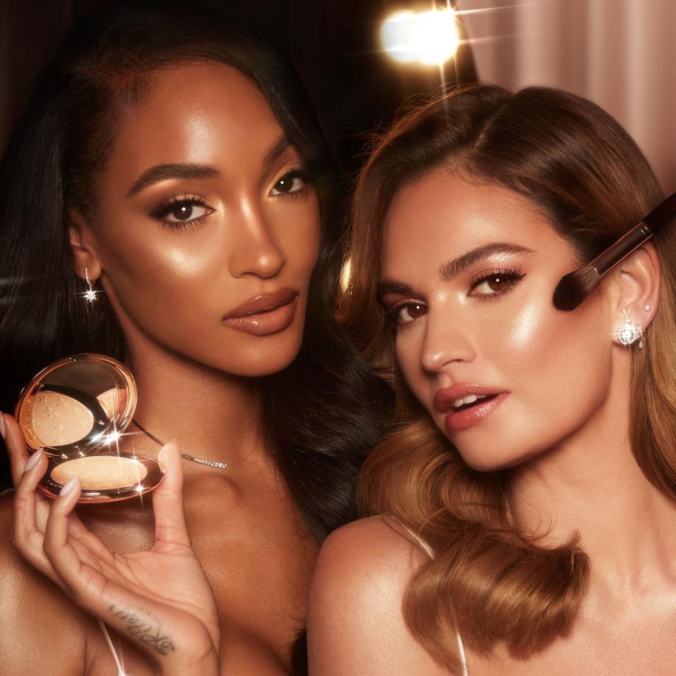 Jourdan Dunn stars in the glowing campaign alongside James (Charlotte Tilbury Beauty)