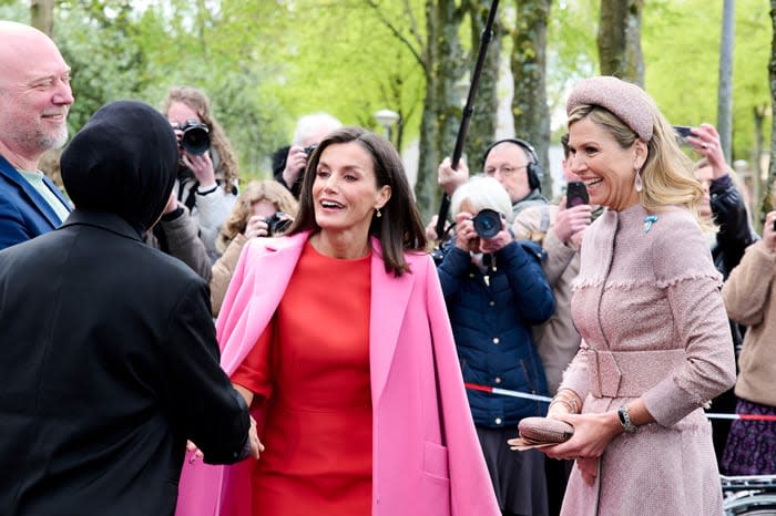 Reina Letizia reina Máxima 